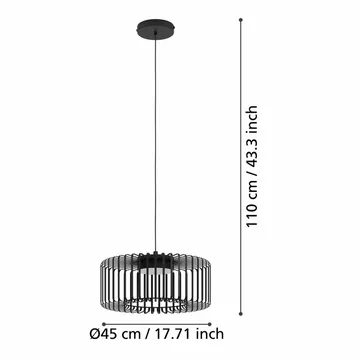 Taklampa Ginestrone - 45 cm - Belysning & el - Inomhusbelysning & lampor - Taklampa & takbelysning - Pendellampor & hänglampor