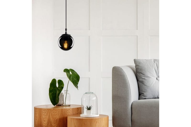 Taklampa Giuseppe Svart / Rök - Svart / Rök - Belysning & el - Inomhusbelysning & lampor - Taklampa & takbelysning - Pendellampor & hänglampor