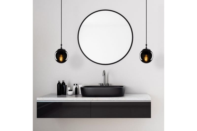 Taklampa Giuseppe Svart / Rök - Svart / Rök - Belysning & el - Inomhusbelysning & lampor - Taklampa & takbelysning - Pendellampor & hänglampor