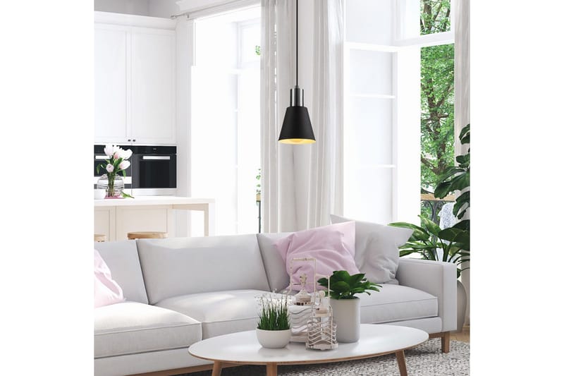 Taklampa Gullis Svart / Nickel - Svart - Belysning & el - Inomhusbelysning & lampor - Taklampa & takbelysning - Pendellampor & hänglampor