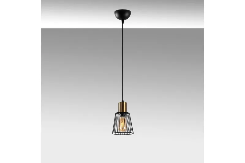 Taklampa Gullistel Svart / Antik, Svart/Multifärgad