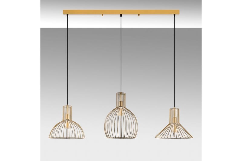 Taklampa Halven Gold - Guld - Belysning & el - Inomhusbelysning & lampor - Taklampa & takbelysning - Pendellampor & hänglampor