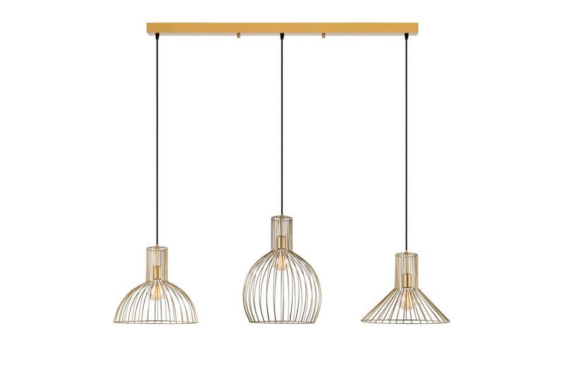 Taklampa Halven Gold - Guld - Belysning & el - Inomhusbelysning & lampor - Taklampa & takbelysning - Pendellampor & hänglampor