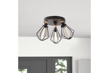 Taklampa Hillmere Svart / Rany - Guld/Svart - Belysning & el - Inomhusbelysning & lampor - Taklampa & takbelysning - Plafond
