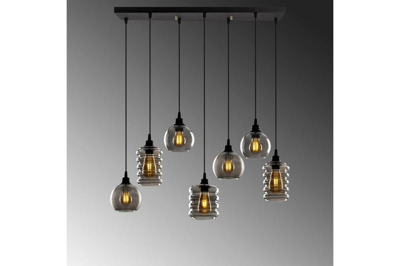 Taklampa Ilena Rök - Antracit - Belysning & el - Inomhusbelysning & lampor - Taklampa & takbelysning - Pendellampor & hänglampor