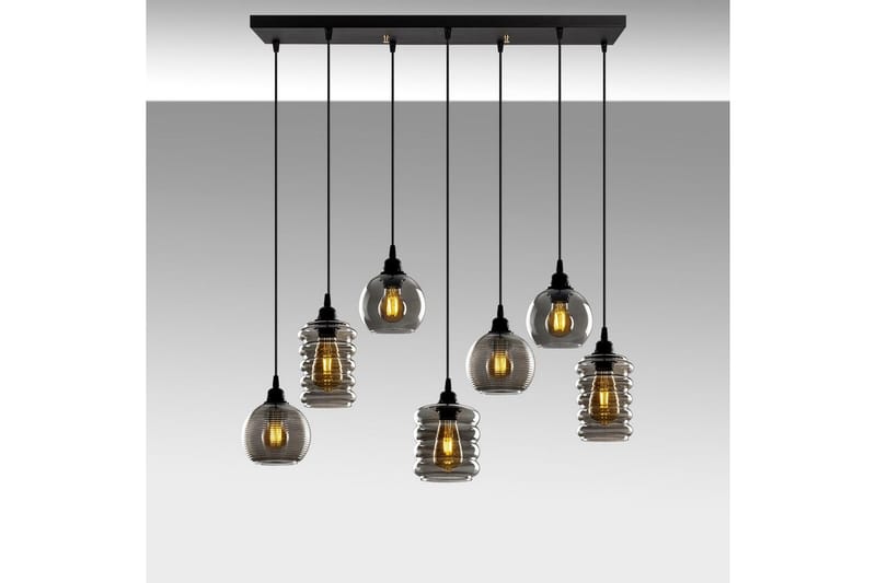 Taklampa Ilena Rök - Antracit - Belysning & el - Inomhusbelysning & lampor - Taklampa & takbelysning - Pendellampor & hänglampor