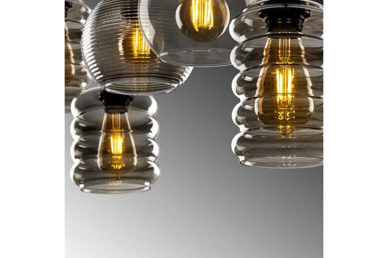 Taklampa Ilena Rök - Antracit - Belysning & el - Inomhusbelysning & lampor - Taklampa & takbelysning - Pendellampor & hänglampor