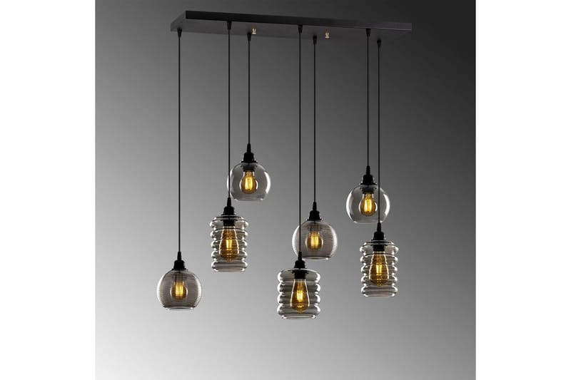 Taklampa Ilena Rök - Antracit - Belysning & el - Inomhusbelysning & lampor - Taklampa & takbelysning - Pendellampor & hänglampor