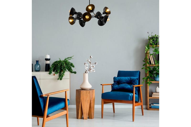 Taklampa Ilmare Moonza Svart - Svart - Belysning & el - Inomhusbelysning & lampor - Taklampa & takbelysning - Pendellampor & hänglampor