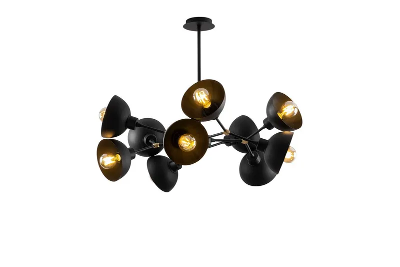 Taklampa Ilmare Moonza Svart - Svart - Belysning & el - Inomhusbelysning & lampor - Taklampa & takbelysning - Pendellampor & hänglampor