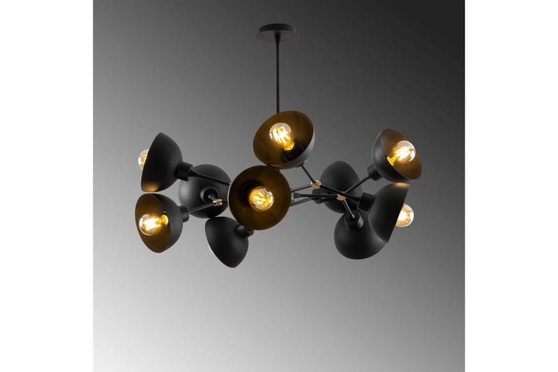 Taklampa Ilmare Moonza Svart - Svart - Belysning & el - Inomhusbelysning & lampor - Taklampa & takbelysning - Pendellampor & hänglampor