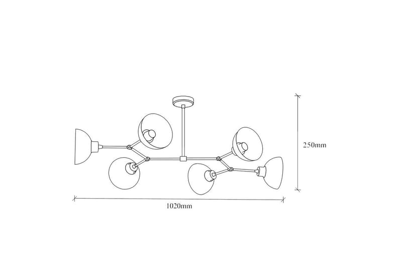 Taklampa Ilmare Svart - Svart - Belysning & el - Inomhusbelysning & lampor - Taklampa & takbelysning - Pendellampor & hänglampor