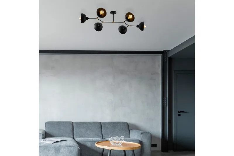 Taklampa Ilmare Svart - Svart - Belysning & el - Inomhusbelysning & lampor - Taklampa & takbelysning - Pendellampor & hänglampor