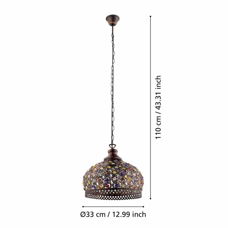 Taklampa Jadida - 33 cm - Belysning & el - Inomhusbelysning & lampor - Taklampa & takbelysning - Pendellampor & hänglampor