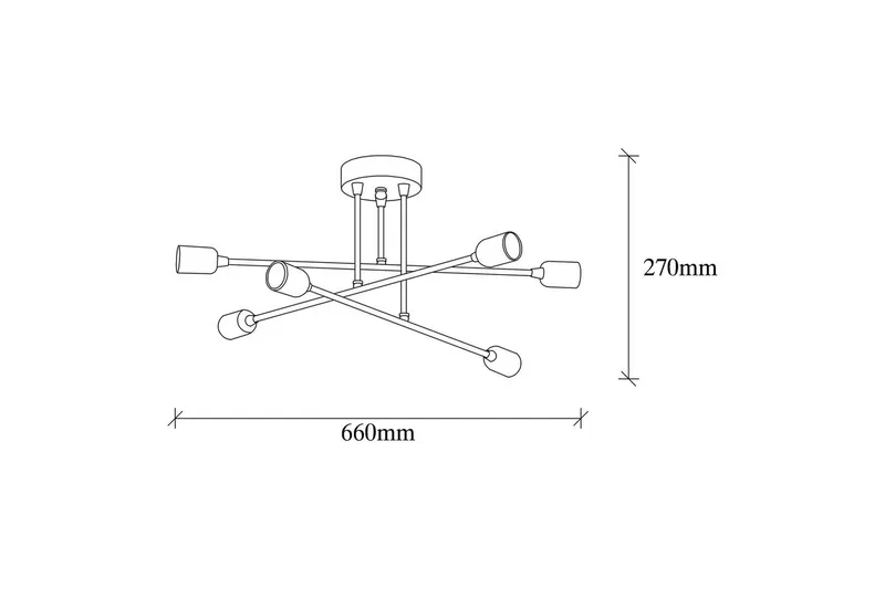 Taklampa Jandor Vintage - Vintage - Belysning & el - Inomhusbelysning & lampor - Taklampa & takbelysning - Plafond