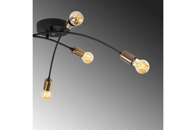 Taklampa Jano Svart / Vintage - Svart / Vintage - Belysning & el - Inomhusbelysning & lampor - Taklampa & takbelysning - Plafond