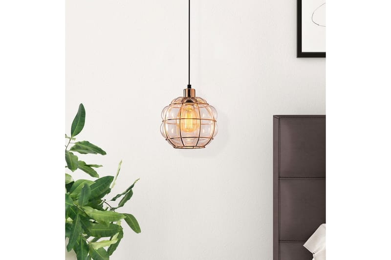 Taklampa Jaran Koppar Enkeluttag - Enkeluttag - Belysning & el - Inomhusbelysning & lampor - Taklampa & takbelysning - Pendellampor & hänglampor