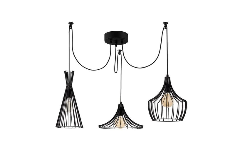 Taklampa Jarim Svart - Svart - Belysning & el - Inomhusbelysning & lampor - Taklampa & takbelysning - Pendellampor & hänglampor