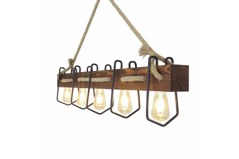 Taklampa Kalldrun Valnöt, Valnöt