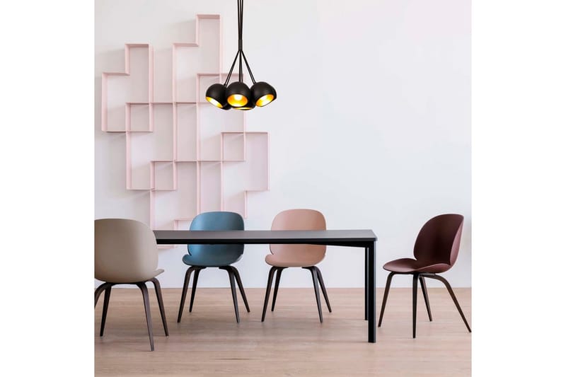 Taklampa Kelorn Svart / Rany - Guld/Svart - Belysning & el - Inomhusbelysning & lampor - Taklampa & takbelysning - Pendellampor & hänglampor