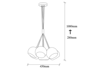 Taklampa Kelorn Svart / Rany - Guld/Svart - Belysning & el - Inomhusbelysning & lampor - Taklampa & takbelysning - Pendellampor & hänglampor
