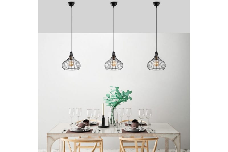 Taklampa Kiron Svart / Antik - Svart / Antik - Belysning & el - Inomhusbelysning & lampor - Taklampa & takbelysning - Pendellampor & hänglampor