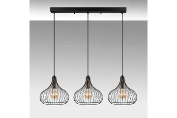 Taklampa Kiron Svart / Antik Tre - Svart - Belysning & el - Inomhusbelysning & lampor - Taklampa & takbelysning - Pendellampor & hänglampor