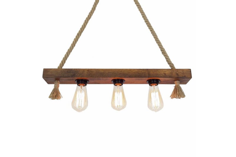 Taklampa Kutuk Valnöt, Brun