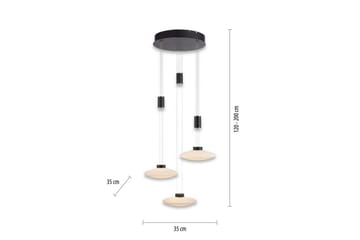 Taklampa Lautada - 56x200x56 cm - Belysning & el - Inomhusbelysning & lampor - Taklampa & takbelysning - Pendellampor & hänglampor