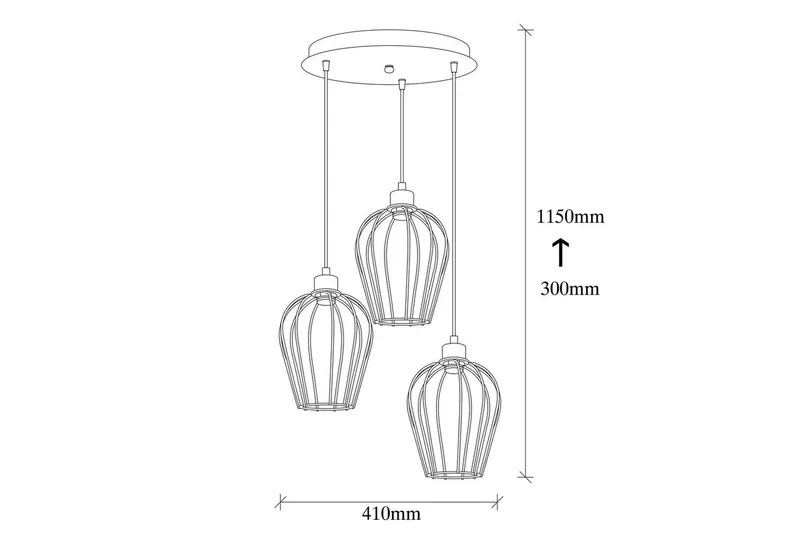 Taklampa Majrulao Svart Sufia - Svart - Belysning & el - Inomhusbelysning & lampor - Taklampa & takbelysning - Pendellampor & hänglampor