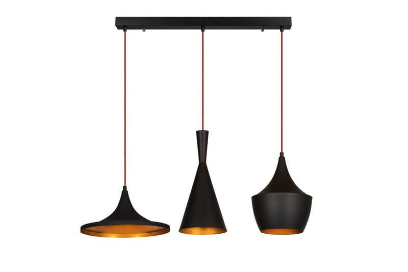 Taklampa Mangol Set Svart / Rany - Guld/Svart - Belysning & el - Inomhusbelysning & lampor - Taklampa & takbelysning - Pendellampor & hänglampor