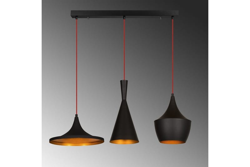 Taklampa Mangol Set Svart / Rany - Guld/Svart - Belysning & el - Inomhusbelysning & lampor - Taklampa & takbelysning - Pendellampor & hänglampor