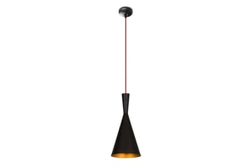 Taklampa Mangol Svart / Röd Diameter: 19 cm - Mörkröd/Svart - Belysning & el - Inomhusbelysning & lampor - Taklampa & takbelysning - Pendellampor & hänglampor