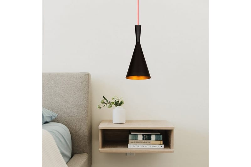 Taklampa Mangol Svart / Röd Diameter: 19 cm - Mörkröd/Svart - Belysning & el - Inomhusbelysning & lampor - Taklampa & takbelysning - Pendellampor & hänglampor