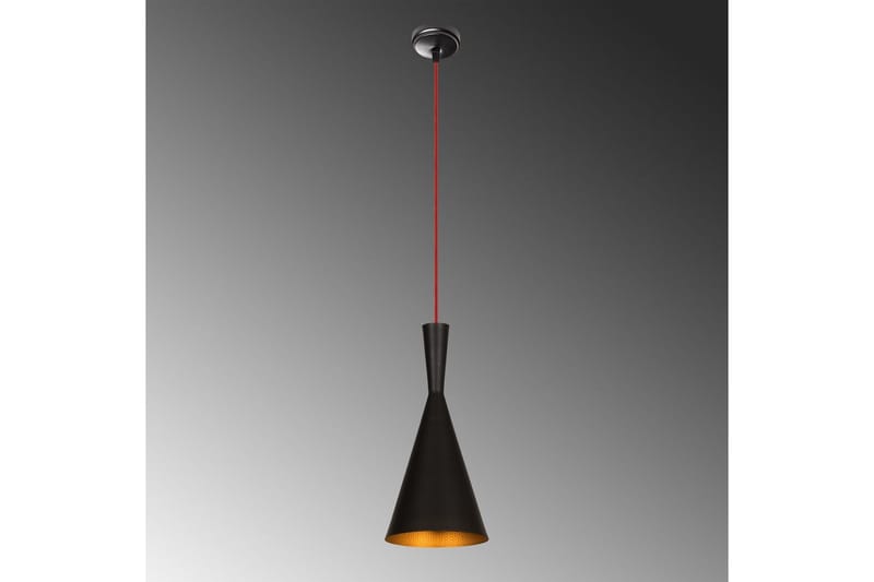 Taklampa Mangol Svart / Röd Diameter: 19 cm - Mörkröd/Svart - Belysning & el - Inomhusbelysning & lampor - Taklampa & takbelysning - Pendellampor & hänglampor