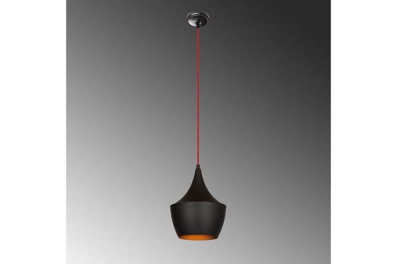 Taklampa Mangol Svart / Röd Diameter: 23 cm - Mörkröd/Svart - Belysning & el - Inomhusbelysning & lampor - Taklampa & takbelysning - Pendellampor & hänglampor