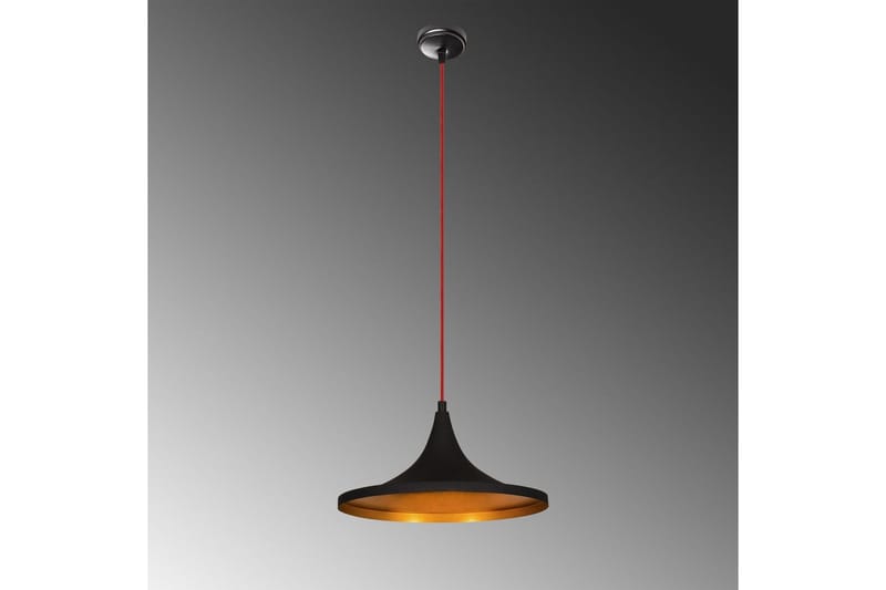 Taklampa Mangol Svart / Röd Diameter: 35 cm - Mörkröd/Svart - Belysning & el - Inomhusbelysning & lampor - Taklampa & takbelysning - Pendellampor & hänglampor