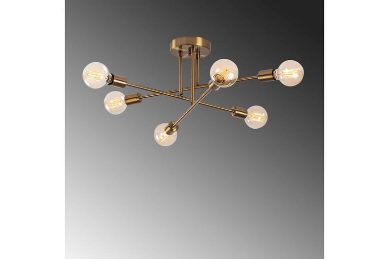 Taklampa Masasada Koppar - Guld - Belysning & el - Inomhusbelysning & lampor - Taklampa & takbelysning - Plafond