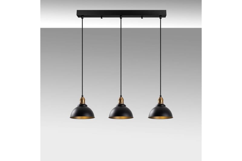 Taklampa Masatsune Tre Svart / Antik - Svart / Antik - Belysning & el - Inomhusbelysning & lampor - Taklampa & takbelysning - Pendellampor & hänglampor