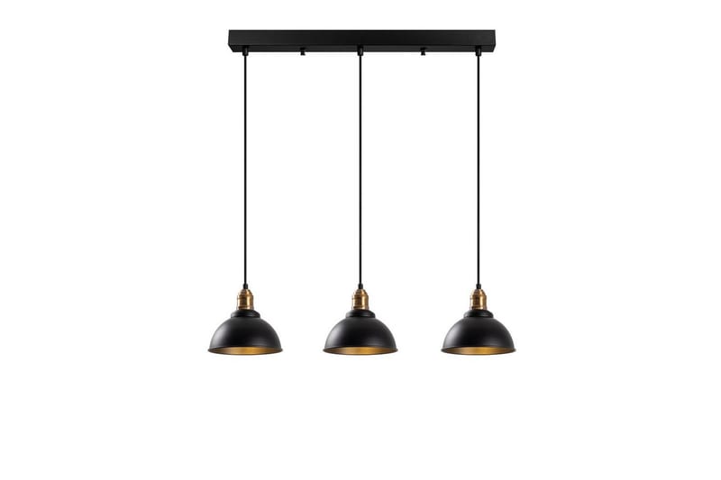 Taklampa Masatsune Tre Svart / Antik - Svart / Antik - Belysning & el - Inomhusbelysning & lampor - Taklampa & takbelysning - Pendellampor & hänglampor