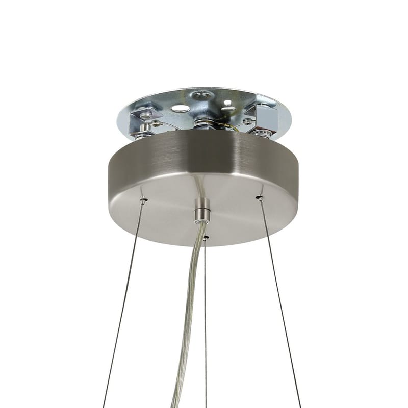 Taklampa Maserlo med 3 lampor - Matt nickel/cappuccino - Belysning & el - Inomhusbelysning & lampor - Taklampa & takbelysning - Pendellampor & hänglampor