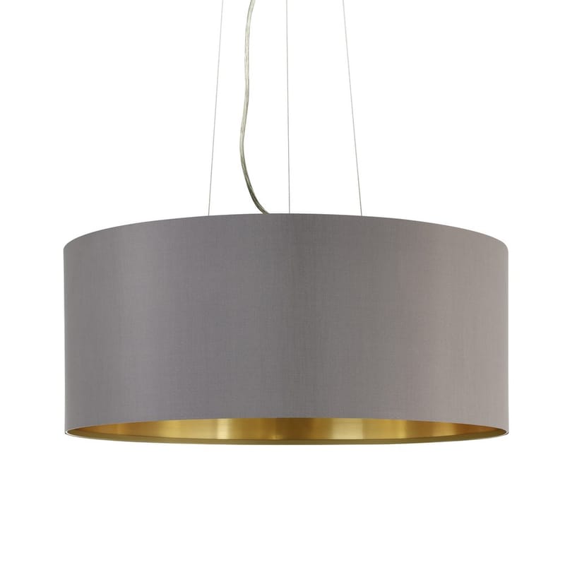 Taklampa Maserlo med 3 lampor - Matt nickel/cappuccino - Belysning & el - Inomhusbelysning & lampor - Taklampa & takbelysning - Pendellampor & hänglampor