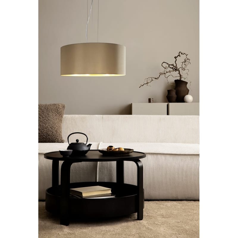 Taklampa Maserlo med 3 lampor - Matt nickel/taupe - Belysning & el - Inomhusbelysning & lampor - Taklampa & takbelysning - Pendellampor & hänglampor