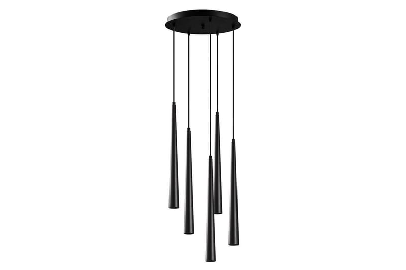 Taklampa Matsuchi Svart Sju Uttag - Sju Uttag - Belysning & el - Inomhusbelysning & lampor - Taklampa & takbelysning - Pendellampor & hänglampor