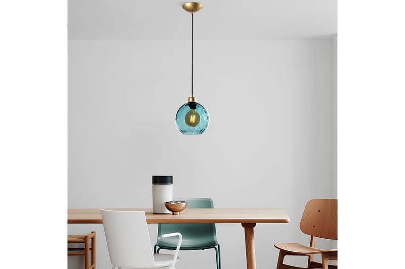 Taklampa Mayur Blå - Blå - Belysning & el - Inomhusbelysning & lampor - Taklampa & takbelysning - Pendellampor & hänglampor