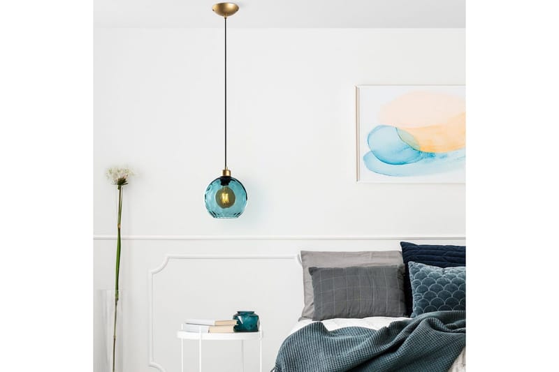 Taklampa Mayur Blå - Blå - Belysning & el - Inomhusbelysning & lampor - Taklampa & takbelysning - Pendellampor & hänglampor