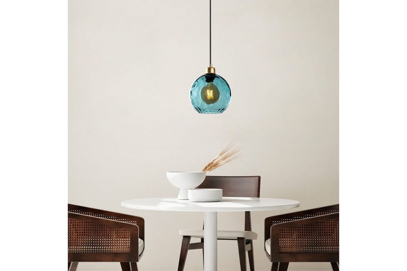 Taklampa Mayur Blå - Blå - Belysning & el - Inomhusbelysning & lampor - Taklampa & takbelysning - Pendellampor & hänglampor