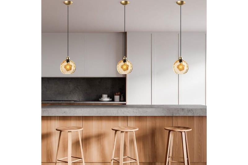 Taklampa Mayur Gul / Rany - Gul / Rany - Belysning & el - Inomhusbelysning & lampor - Taklampa & takbelysning - Pendellampor & hänglampor