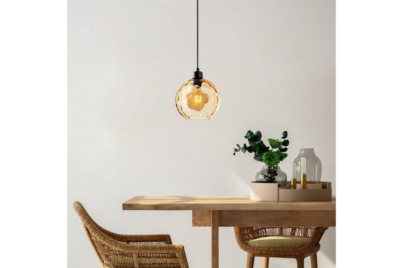 Taklampa Mayur Gul / Svart - Gul / Svart - Belysning & el - Inomhusbelysning & lampor - Taklampa & takbelysning - Pendellampor & hänglampor