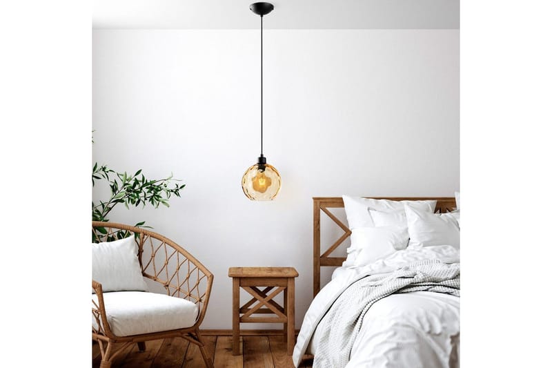 Taklampa Mayur Gul / Svart - Gul / Svart - Belysning & el - Inomhusbelysning & lampor - Taklampa & takbelysning - Pendellampor & hänglampor